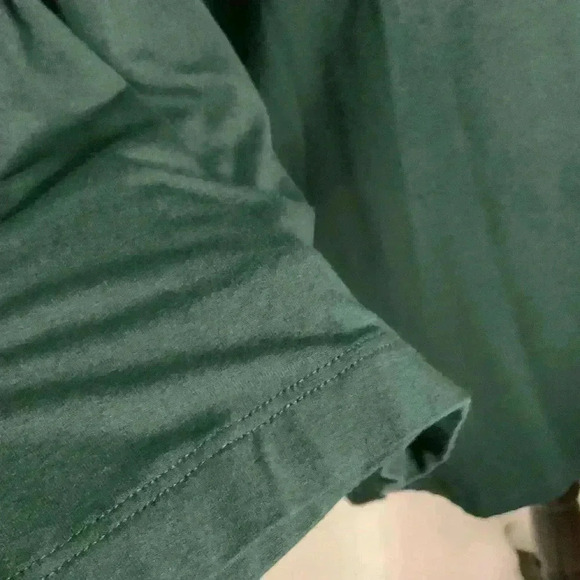 Eileen Fisher Womens Size S/P Forest Green Long Sleeve Dress - Picture 5 of 13